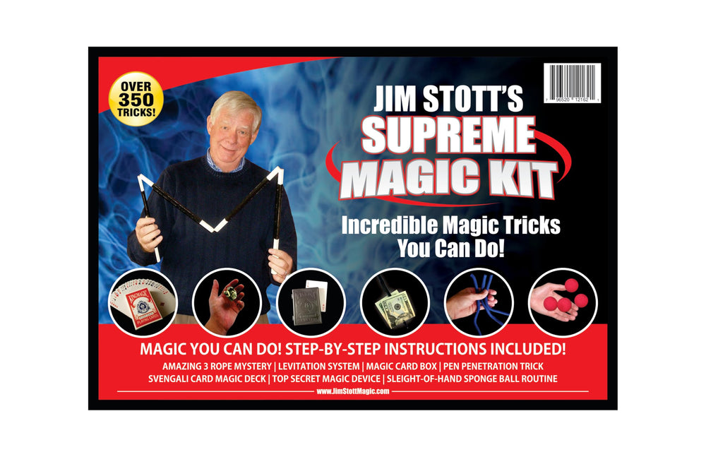 Jim Stott Magic Supreme Kit card trick for quick, impressive party moments