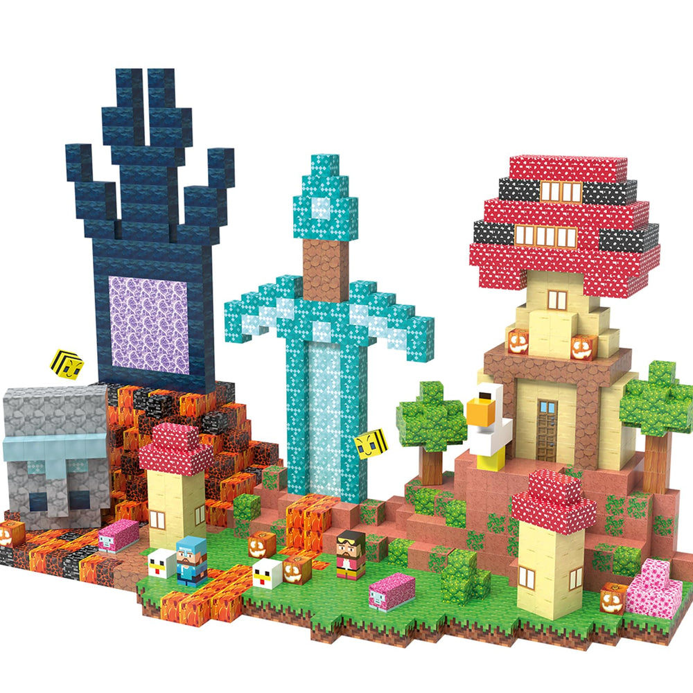 JIMI magnetic blocks 150-piece set for creative STEM building and open-ended play.