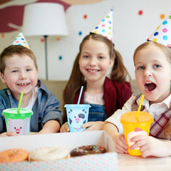 Jingmore farm animal cups design sheep for multi-event party use and reuse.