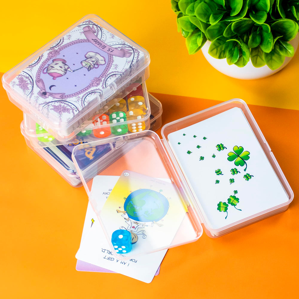 JINUPHION large clear card case front view ideal for oversized cards