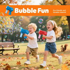JinXinYao automatic 10-hole bubble gun delivering many bubbles