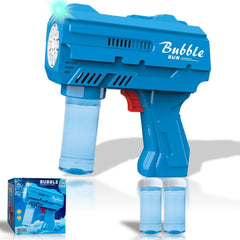 JinXinYao bubble gun blue front view for durable kid-friendly play