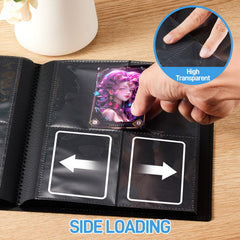 JIQEZNL Eight-pocket sheets enable secure, visible card display.
