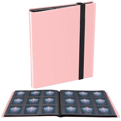 JIQEZNL Card Binder pink front cover protects your collection while staying stylish.