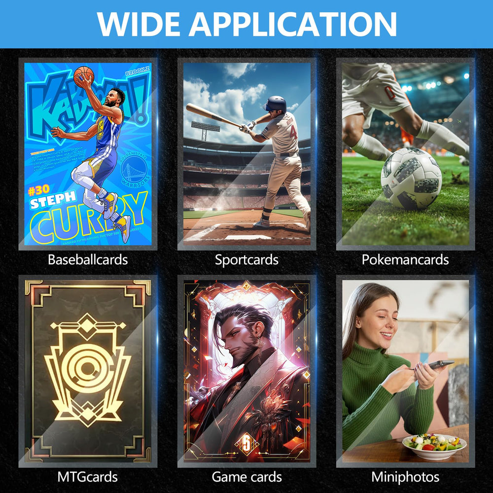 JIQEZNL MTG and Yugioh cards stay secure with snug openings and clear views.