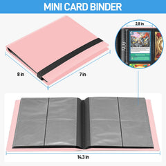 JIQEZNL pink card binder adds stylish appeal to collections
