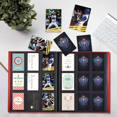 JIQEZNL premium clear sleeves hold cards safely without PVC.