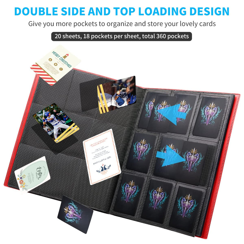 JIQEZNL side-loading design prevents card slips during browsing.