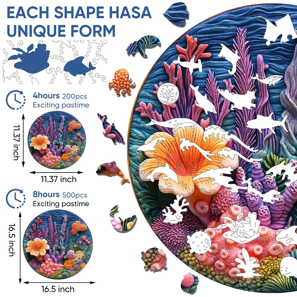 Jiroinlly unique-piece puzzle shapes encourage engaging, shared family activities