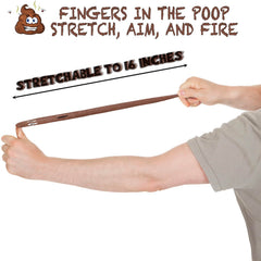 Jishi stretchy squishy poop close-up highlights tactile fun.