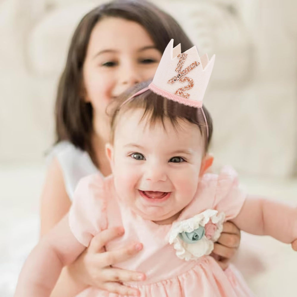 Jissoo half-way to one photo prop adds charm to baby portraits