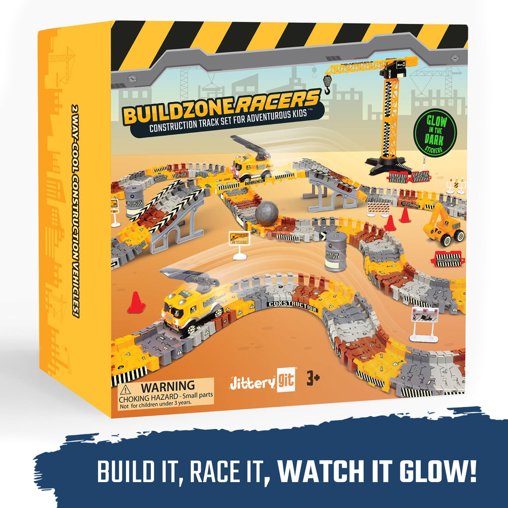 JITTERYGIT crane toy and drawbridge ready for construction play