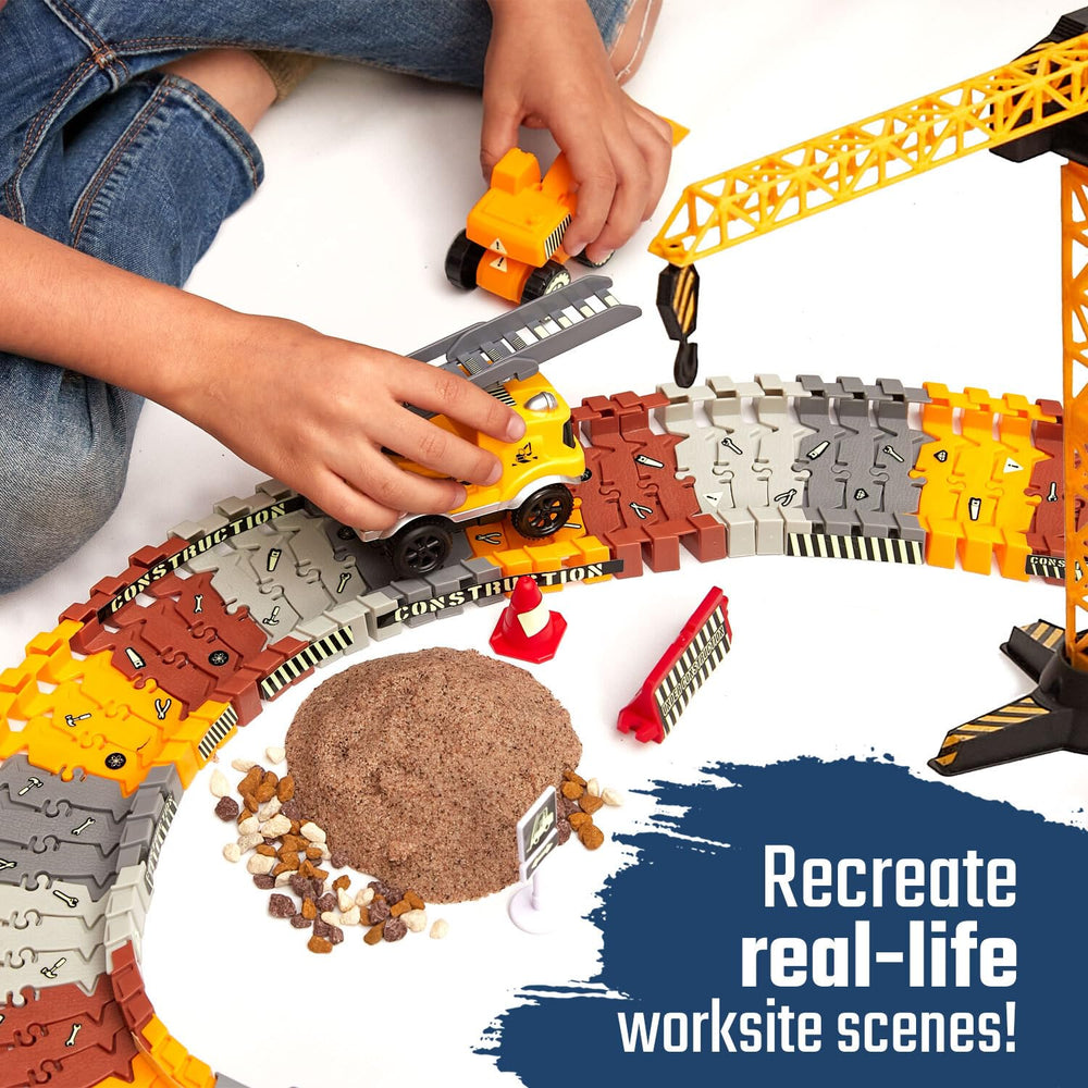 JITTERYGIT excavator toy with interchangeable parts for versatile play
