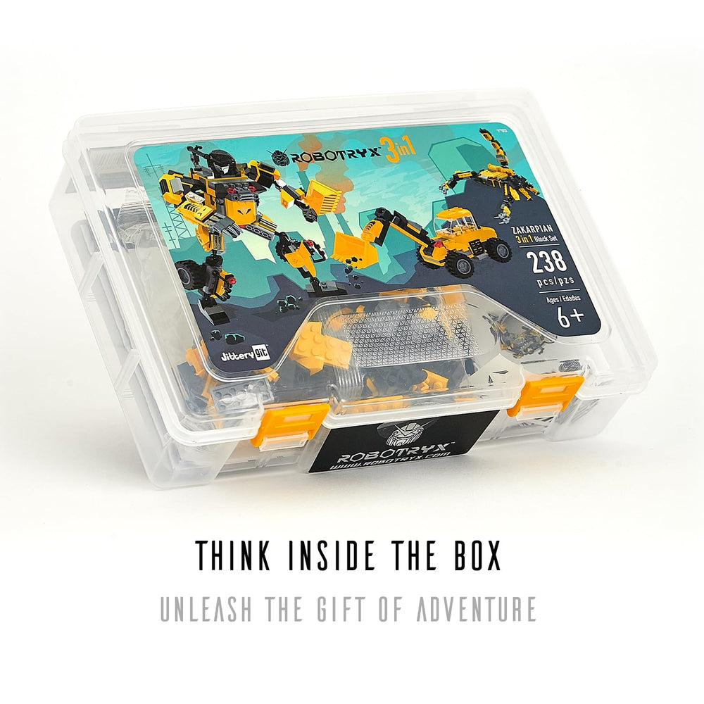 JITTERYGIT Robotryx glow-in-the-dark stickers glow on parts for night-time imaginative adventures