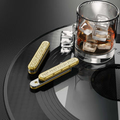 JC Jiuchuang EDC fidget slider bronze pocket-friendly design for on-the-go focus.
