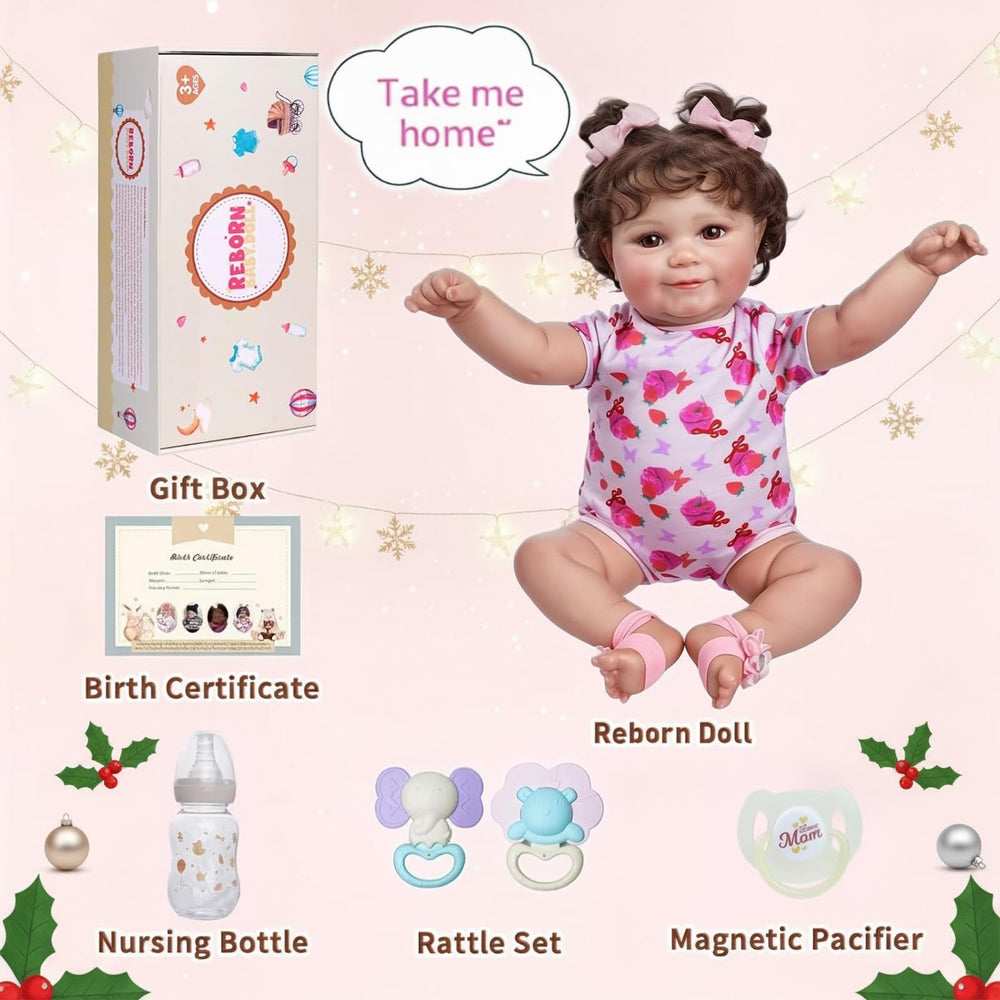 JIZHI lifelike doll with cloth body enables natural movement and posing.