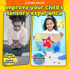 JJ CARE rich pigment sand colors inviting imaginative play and decorative crafts