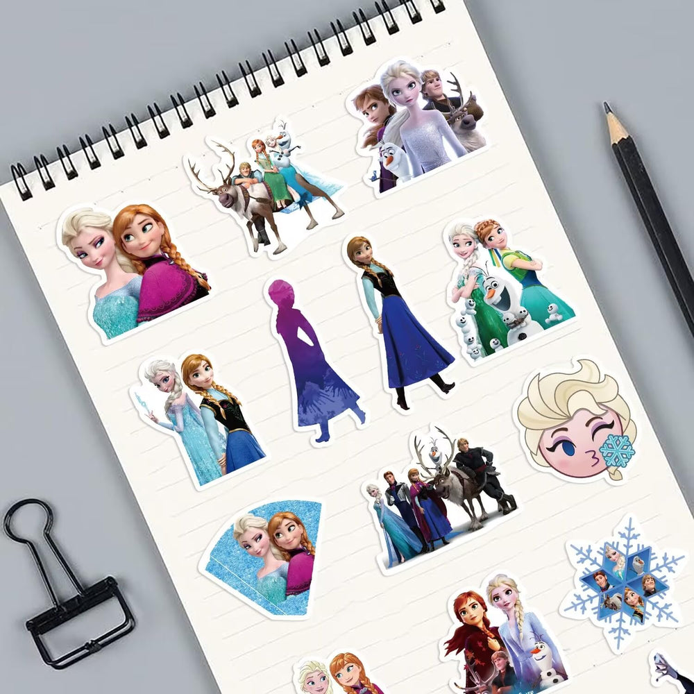 jjlin cartoon stickers decorate a skateboard with durable print and repositionability