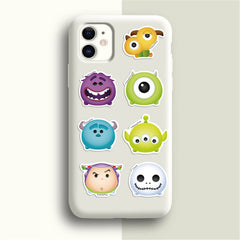 jjlin mixed cartoon stickers on bicycle brighten rides and protect surfaces