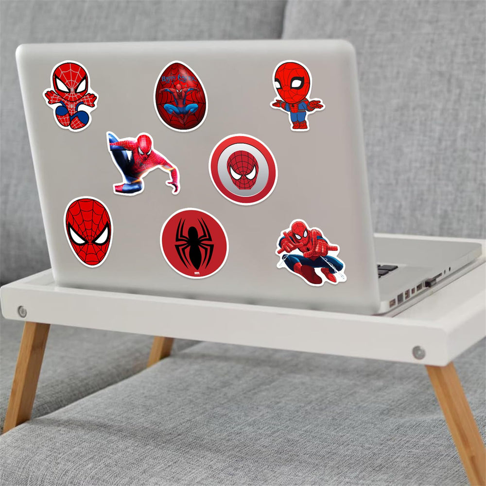 JJLIN Spiderman stickers on guitar add playful character