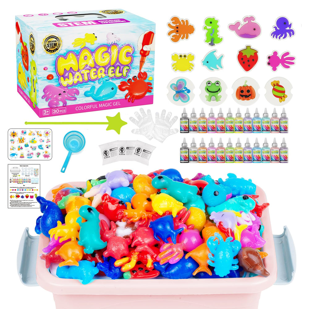 JKGIFTS Magic Water Toy Elf Kit colors inspire creative play