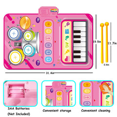 JKGIFTS toddler drum side invites rhythmic play and fine motor practice
