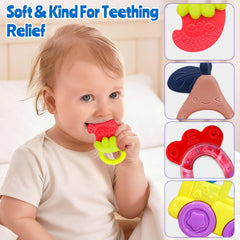 JKHEPL teether offers soft texture for safe teething