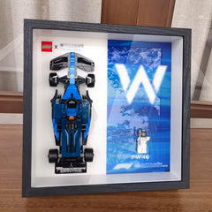 JKZUZU display frame with blocks highlights easy assembly and portable setup.