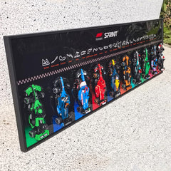JKZUZU display wallboard panel detail, showcasing premium materials and precision
