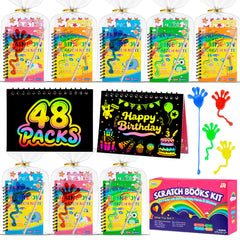 JMMICO scratch-art notebooks reveal rainbow colors for mess-free creativity
