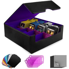 JNLODGE trading card storage box with 3000+ capacity for MTG and Yu-Gi-Oh collections.