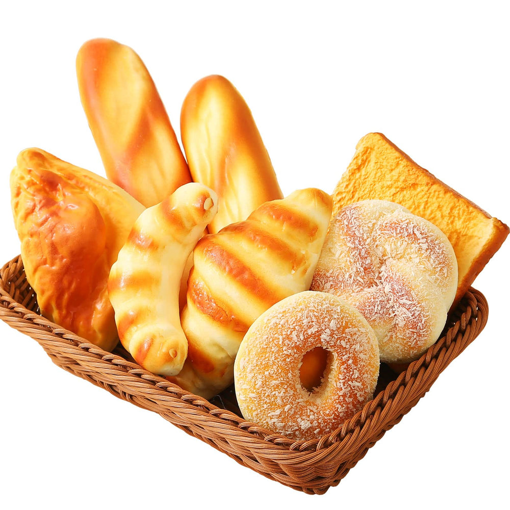 Joeabor artificial croissant prop for convincing bakery display and staging.
