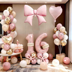 Jobkoo dusty pink balloons 12 inch soft filler for arches