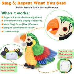 JOCOUNY parrot repeats voice to encourage speech imitation