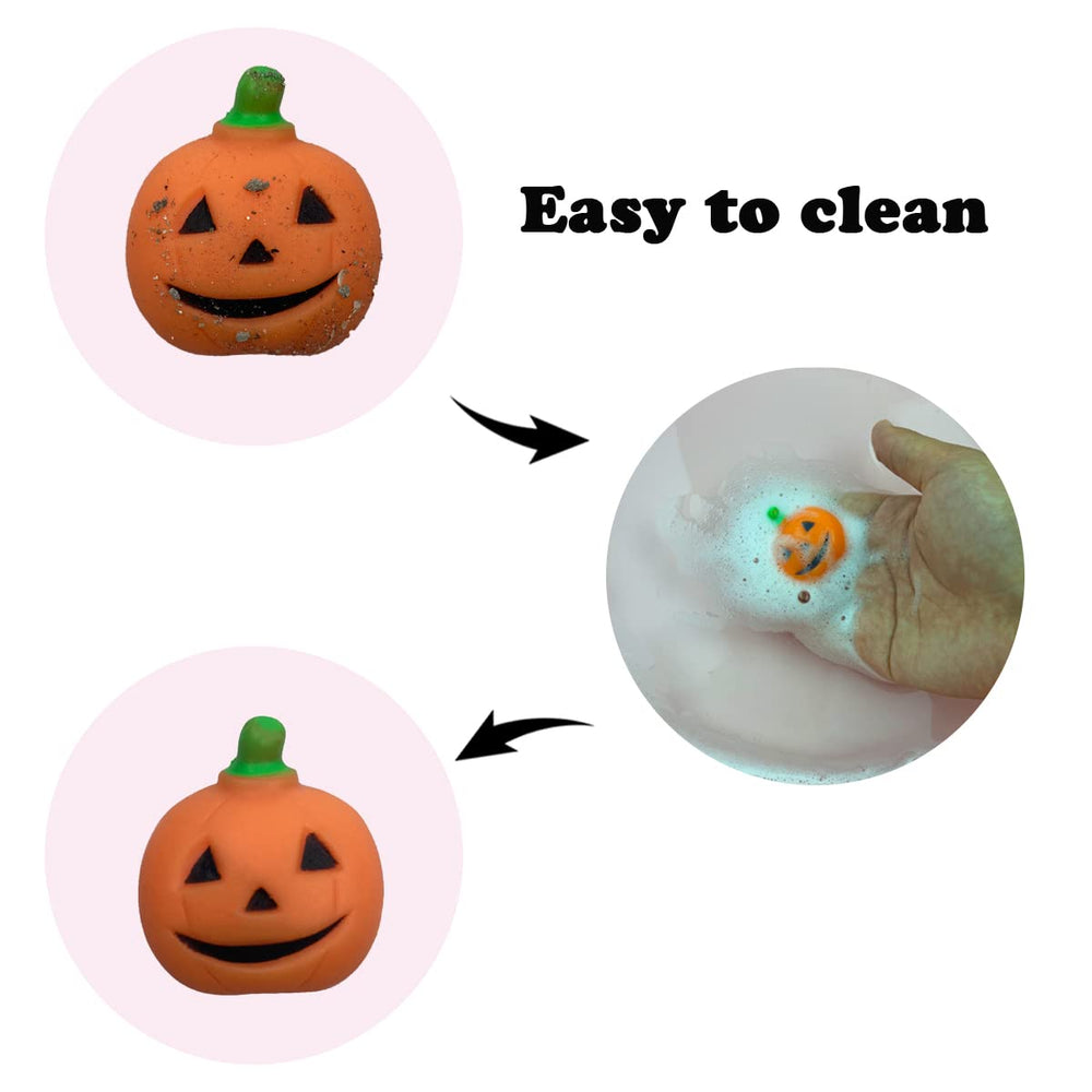 JoFAN Halloween squishy pumpkins β vibrant, squishy toys for treats and decor.