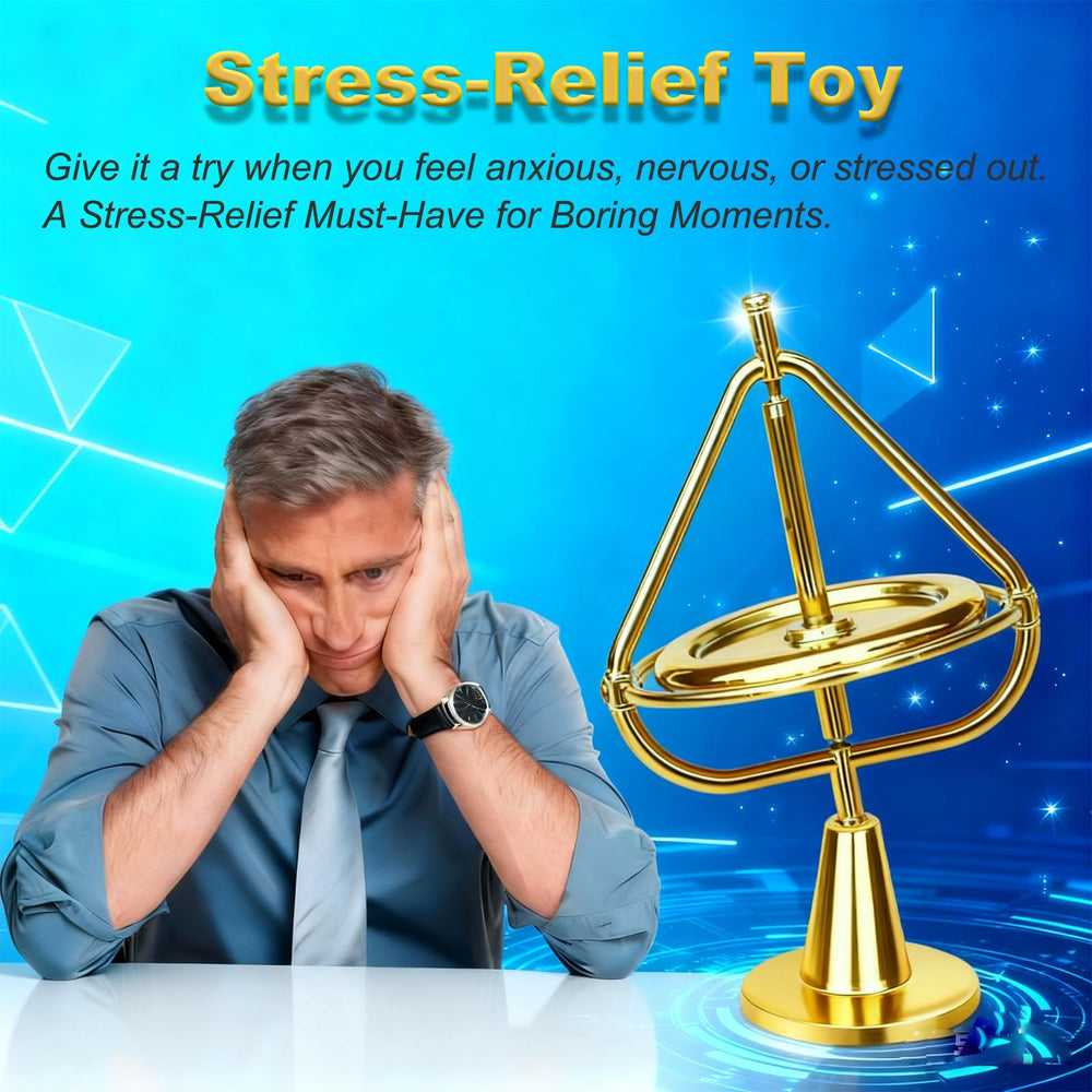 JOGEPEYO gyroscope precision shaft showing burr-free surface for smooth spin
