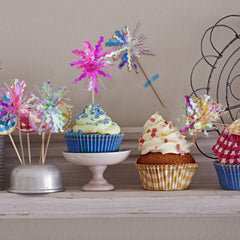 JOGILBOY sparkle tinsel drink picks garnish cocktails or fruit skewers elegantly