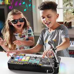 Johehe 12-sound-keys DJ mixer invites kids to explore rhythms.