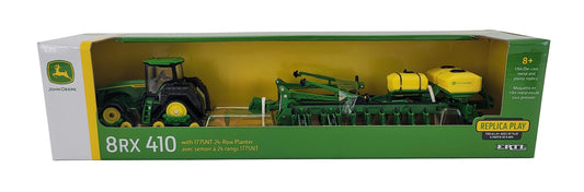 John Deere 8RX 410 toy front axle detail highlights sturdy construction for tactile play