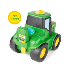 Batteries included for immediate, ready-to-play Johnny Tractor fun