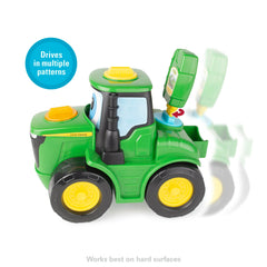 Back-key fob storage keeps Johnny Tractor ready after playtime