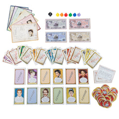 John N. Hansen Titanic board game property cards track progress.