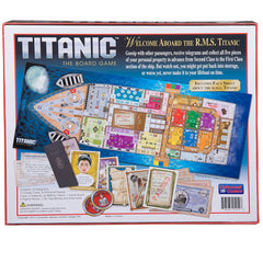 John N. Hansen Titanic board game telegrams and gossip cards for in-game interaction.