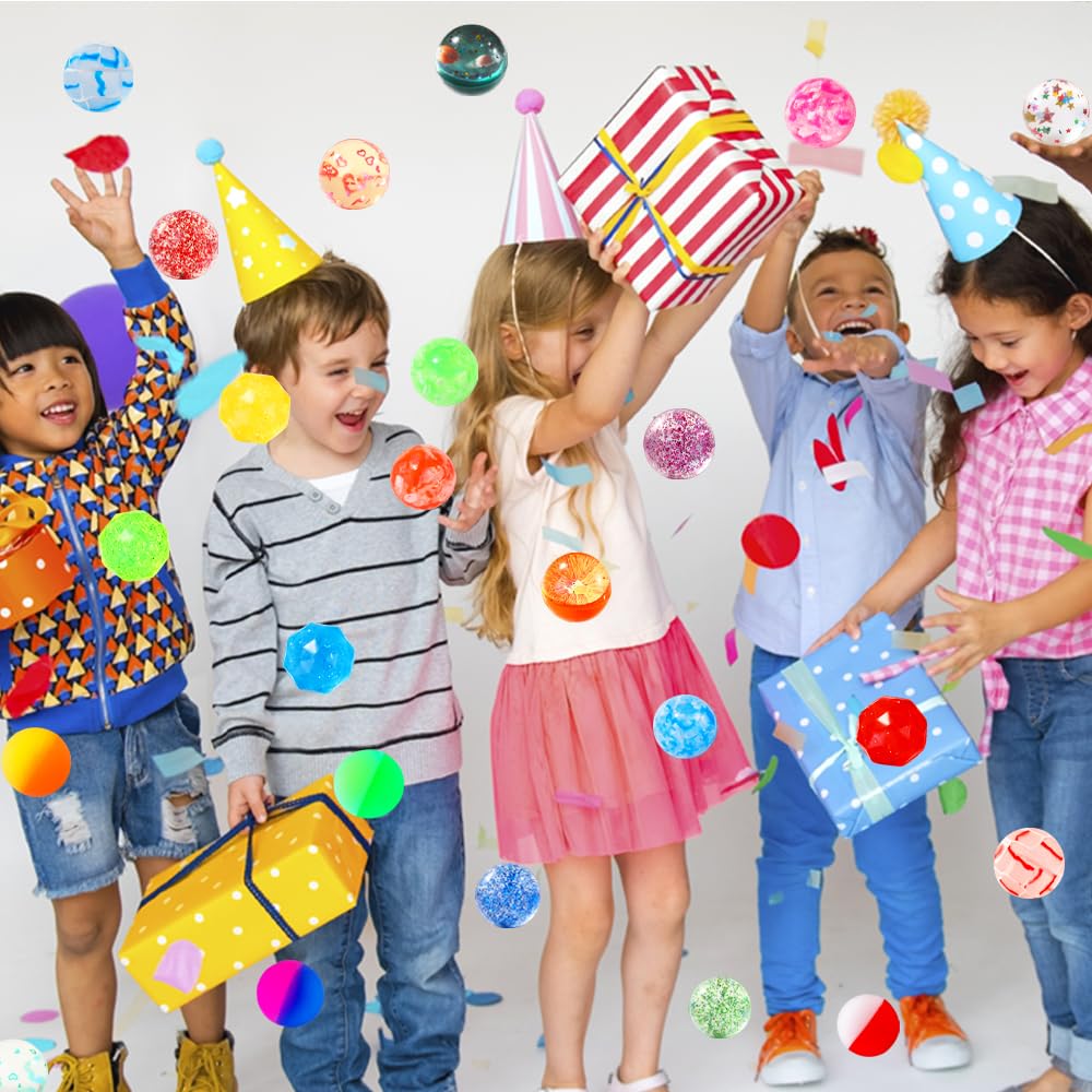 JOICEE durable bouncy balls withstand hours of indoor and outdoor play.