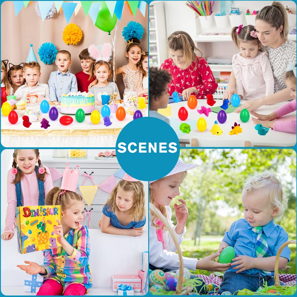 JOICEE dinosaur squishy egg multi-pack—24-piece value set