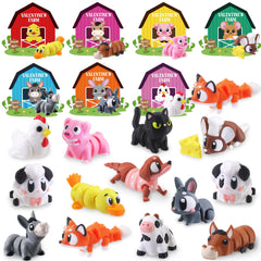 JOICEE Valentines donkey figurine with flexible joints for classroom gifts