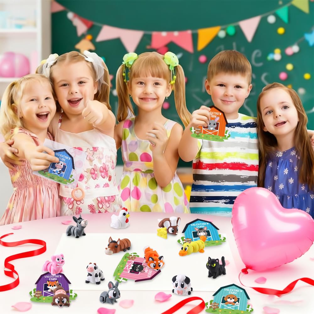 JOICEE Valentines mouse figurine with child friendly design for learning games