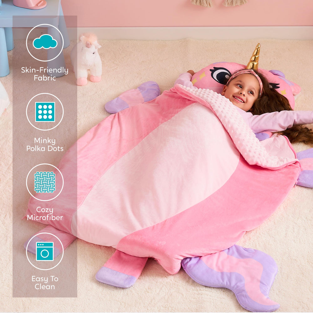 Joiedomi nap mat in use during preschool naptime.