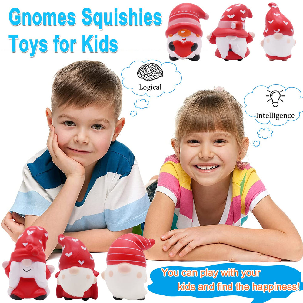 JOINBO Christmas gnome squishies texture detail, realistic look with smooth skin.