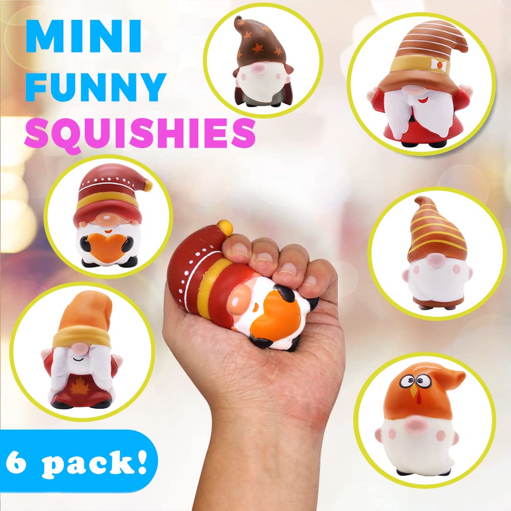 JOINBO Thanksgiving Gnomes Squishies hands squeezing soft toy to relieve tension